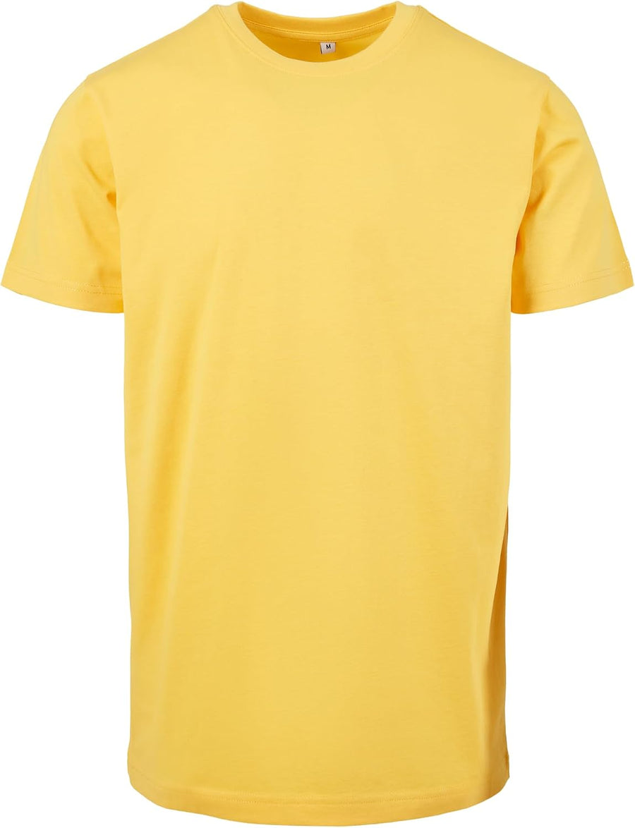 Build Your Brand Men's T-Shirt Round Neck - Short Sleeve Shirt with Regular Fit & Crew Neck for Everyday Leisure Work - Taxi