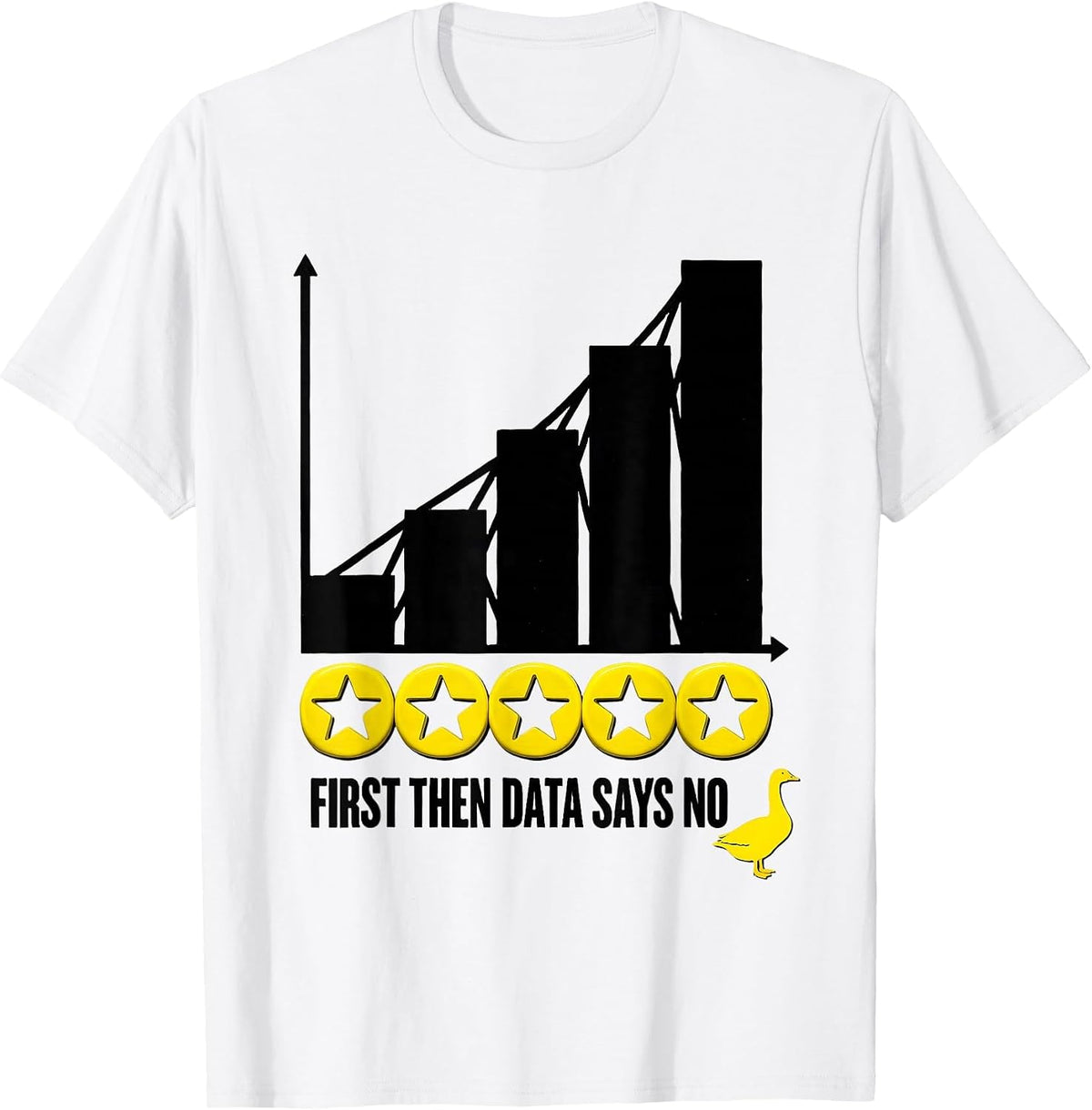 Men's First Then Data Says No Funny Special Education Teacher SPED T-Shirt - White