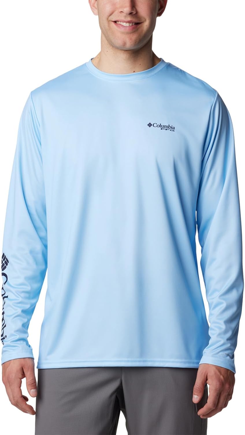 Columbia Terminal Tackle PFG Fins and Stripes Long Sleeve - Sail\/Fins & Stripes