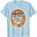 Men's Sugar Glider Bold Outline Pet Lover Humor T-Shirt - Baby Blue