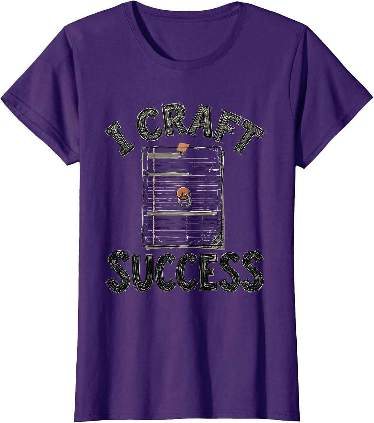 Women's I Craft Success Special Education Teacher SPED ESE Squad T-Shirt - Purple