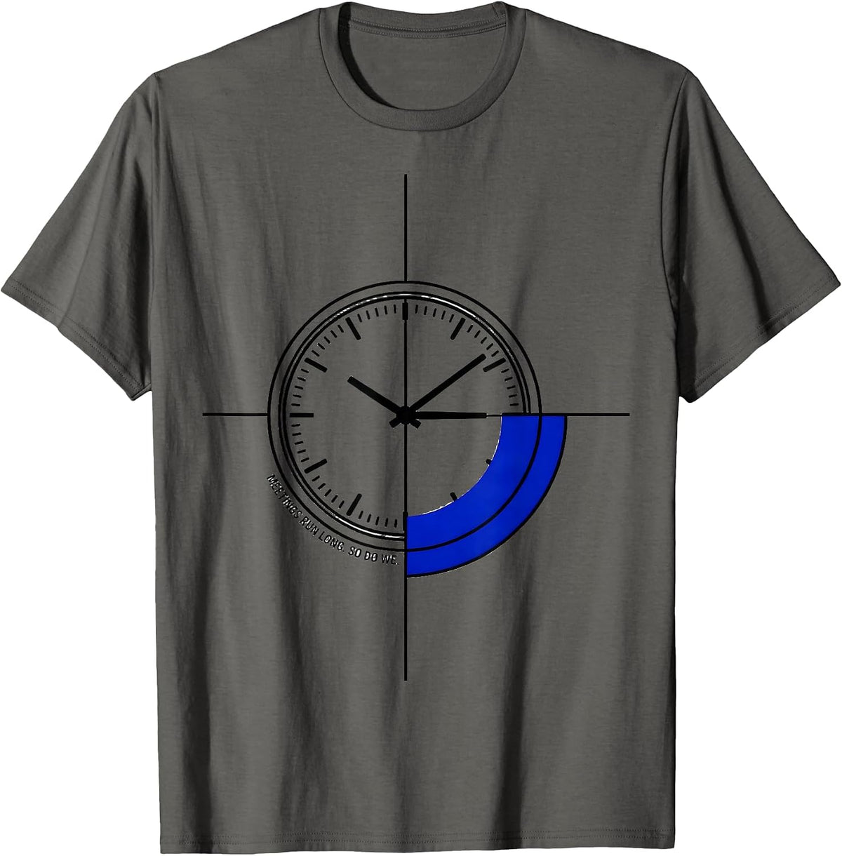Meetings Run Long So Do We Swiss International SPED Teacher T-Shirt - Asphalt Grey