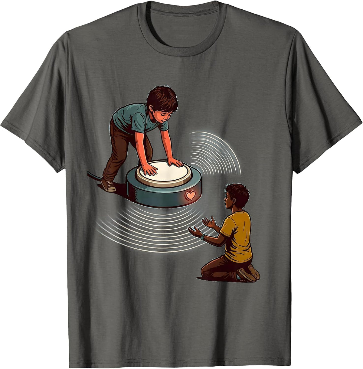 Communication Switch AAC SLP SPED Teacher Resource T-Shirt - Asphalt Grey