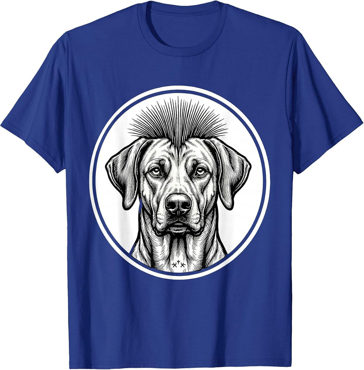 Rhodesian Ridgeback Dog Meme Humor Breed Lover T-Shirt - Royal Blue
