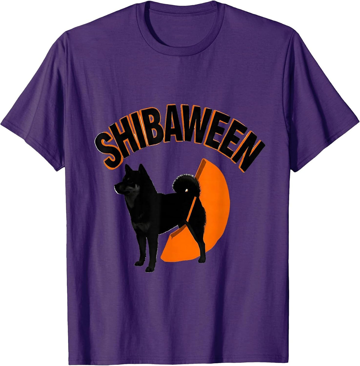 Men's Shibaween Funny Shiba Inu Halloween Dog Lover Costume T-Shirt - Purple