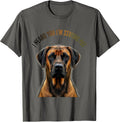 I Heard You I'm Staying Put Rhodesian Ridgeback Dog Lover T-Shirt - Asphalt Grey