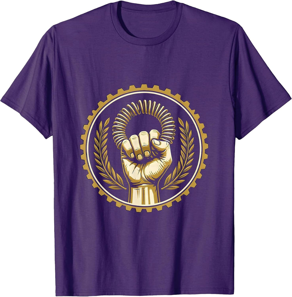 Occupational Therapy Hand Exerciser Grip Illustration T-Shirt - Purple