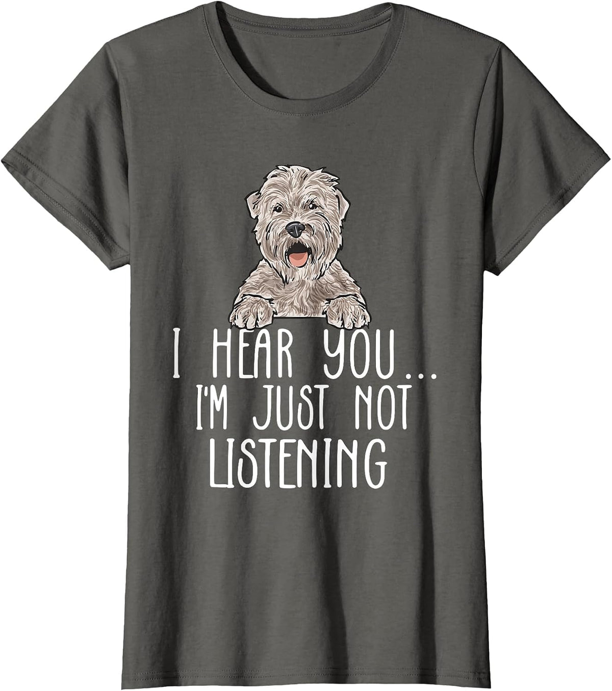 Wheaten Terrier Soft Coated Wheaten Terrier T-Shirt - Asphalt Grey