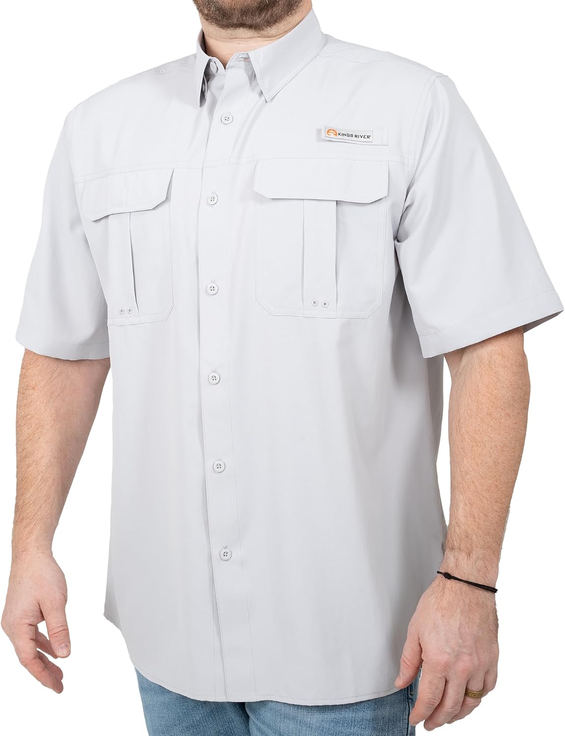 KINGS RIVER Men's Long Sleeve Fishing Shirt - Micro Chip
