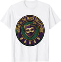 Men's Krewe Of The Mask Collectors Mardi Gras Party Carnival Humor T-Shirt - White