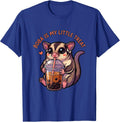 Boba Is My Little Treat Cute Kawaii Sugar Glider Boba Tea T-Shirt - Royal Blue