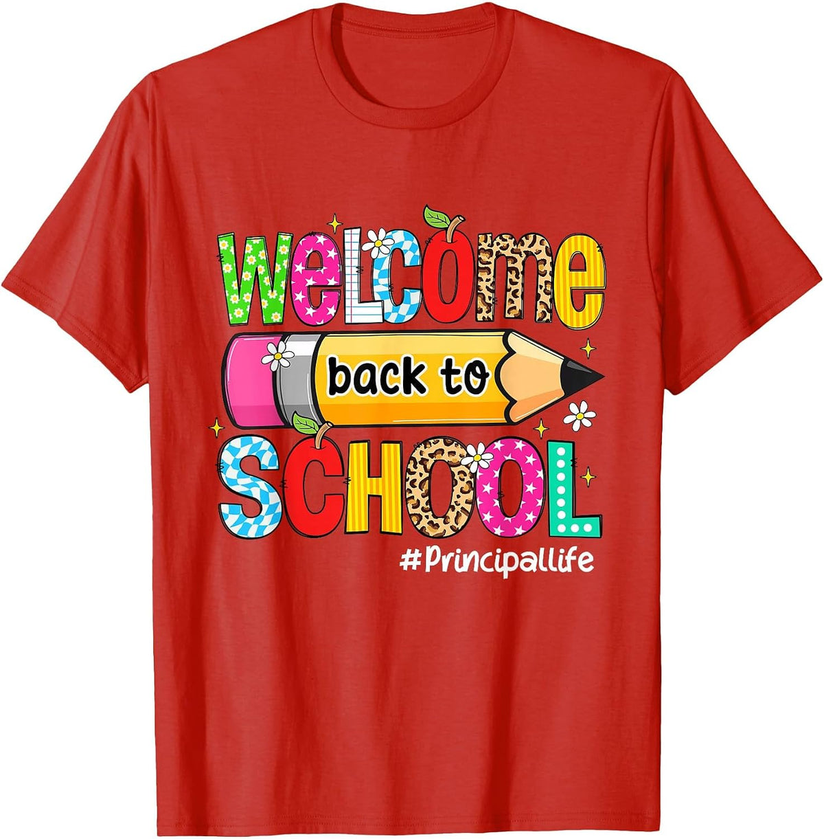Leopard T-Shirt - Red