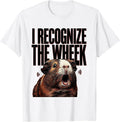 Men's I Recognize The Wheek Funny Guinea Pig Pet Lover Gift T-Shirt - White