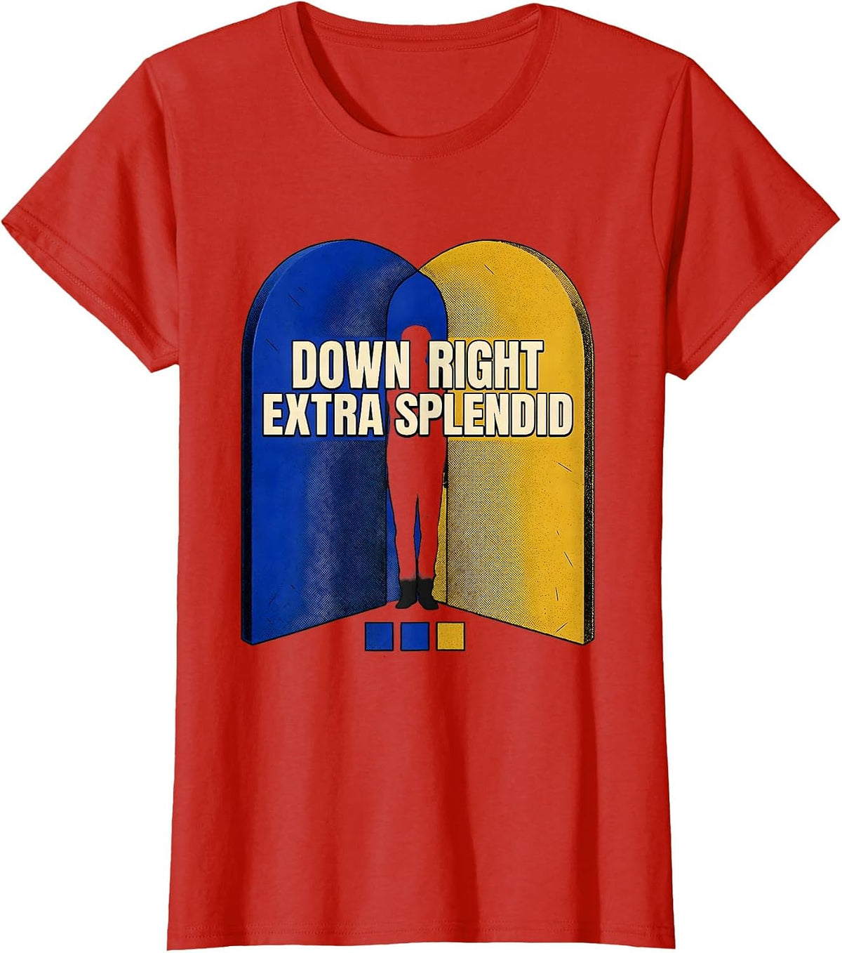 Women's Down Right Extra Splendid Heartfelt Down Syndrome Awareness T-Shirt - Red