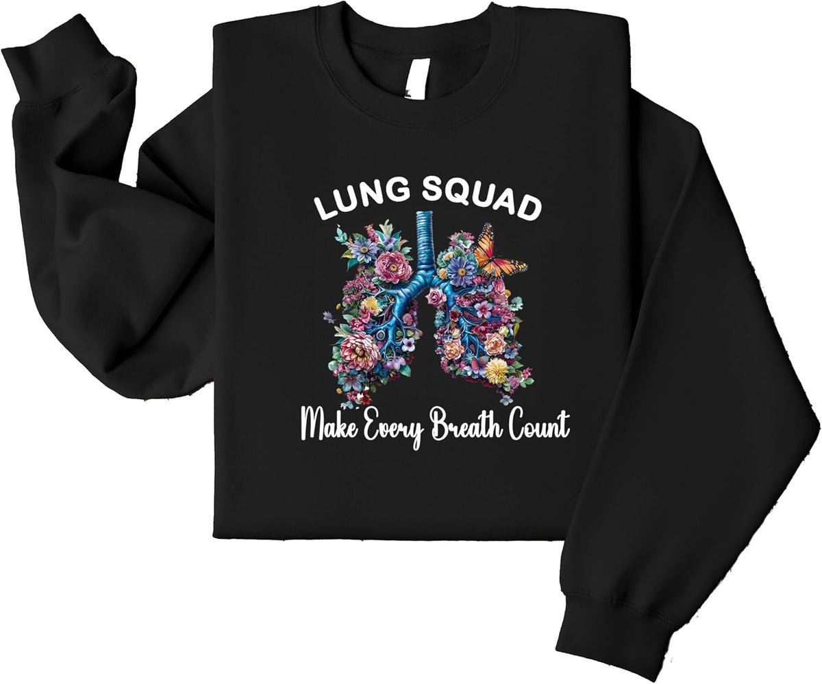 Respiratory Therapist Sweatshirt, Gift For Respiratory Therapist Shirt, RRT Sweater, Custom Lung Squad Shirt, Respiratorist