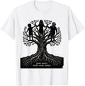 Men's Same Roots, Every Hand Joined Family Reunion Matching Group T-Shirt - White