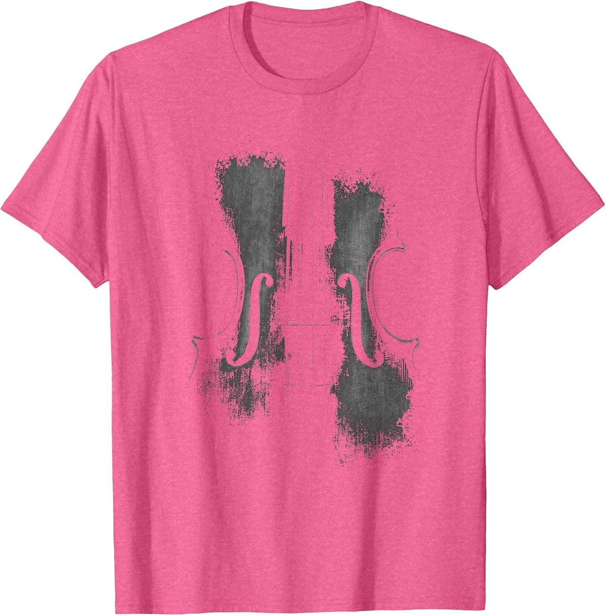 Violin Player Instrument Music Teacher Musical Violinist T-Shirt - Pink Heather