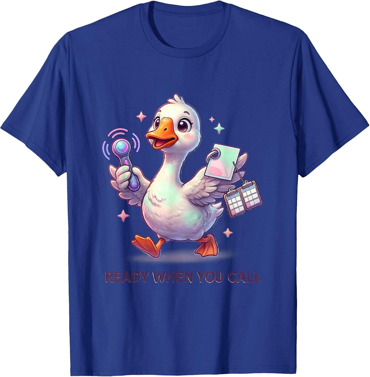 Ready When You Call Cute Kawaii Special Education Teacher T-Shirt - Royal Blue
