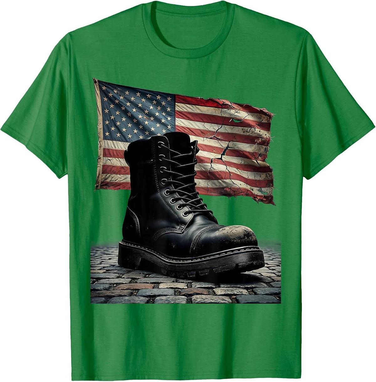 Men's We The People Worn Boot City Street Graphic T-Shirt - Kelly Green