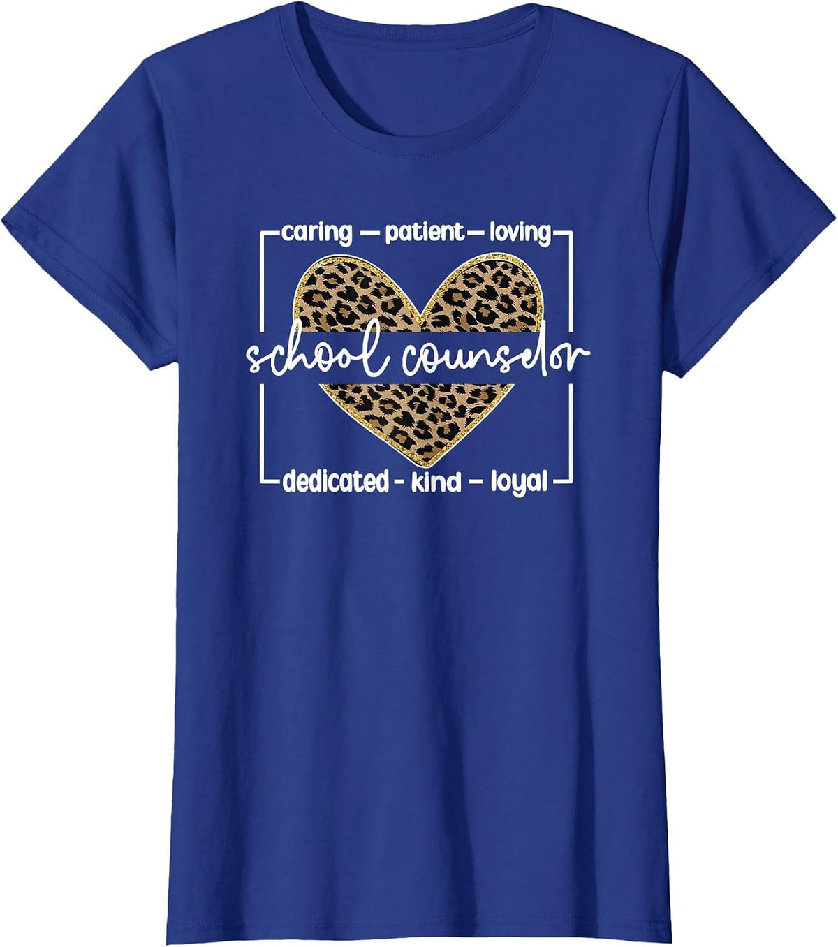 School Counselor Appreciation School Counseling T-Shirt - Royal Blue