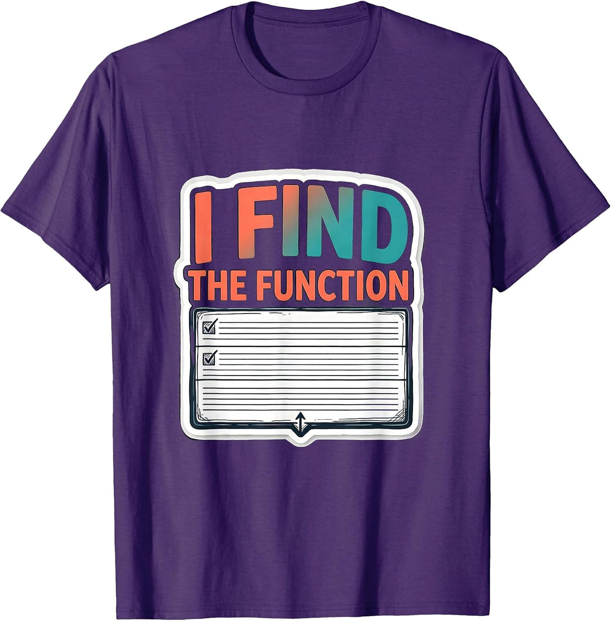 Men's I Find The Function Funny Special Education Teacher SPED T-Shirt - Purple