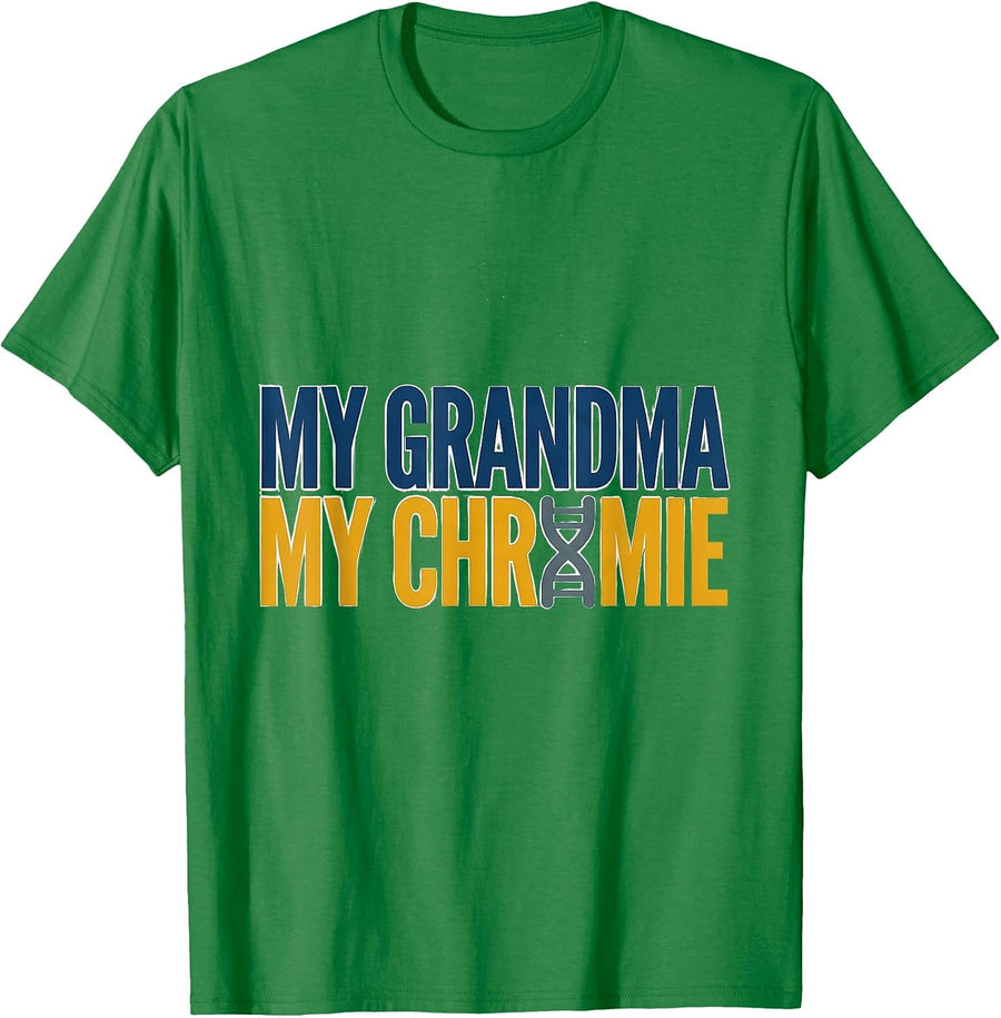 Men's My Grandma My Chromie Heartfelt Down Syndrome Awareness T-Shirt - Kelly Green