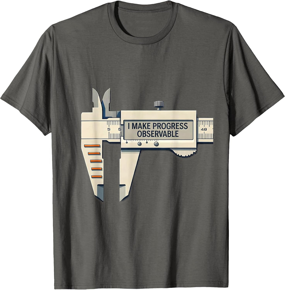I Make Progress Observable Special Education Teacher SPED T-Shirt - Asphalt Grey