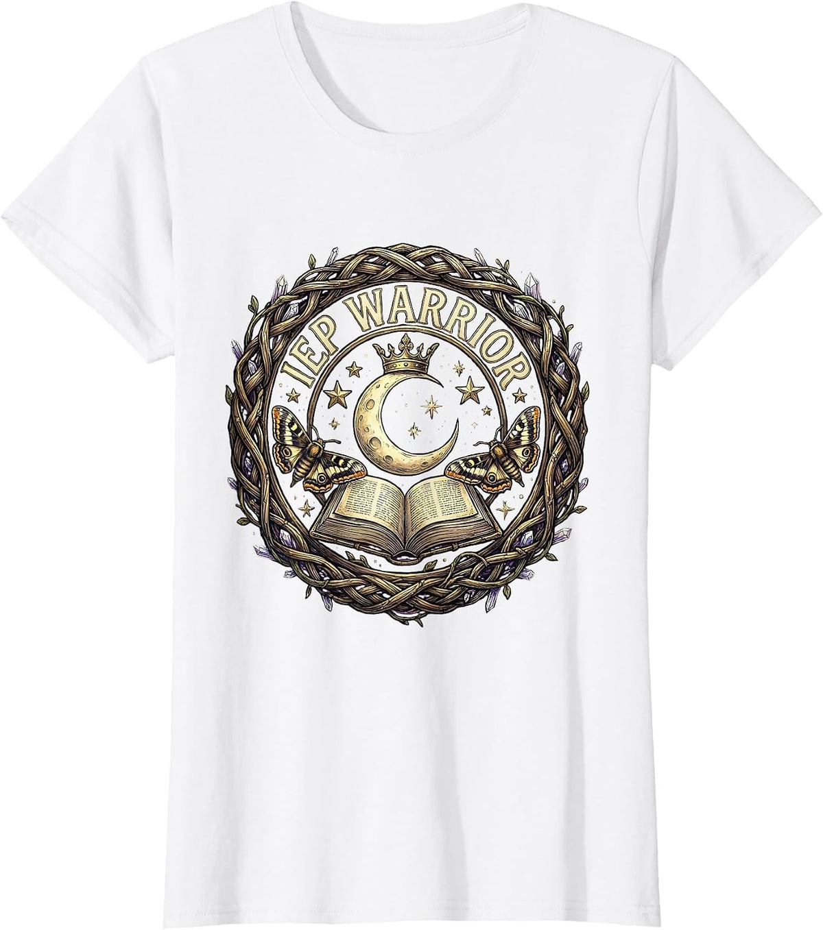 IEP Warrior Special Education Teacher Design T-Shirt - White