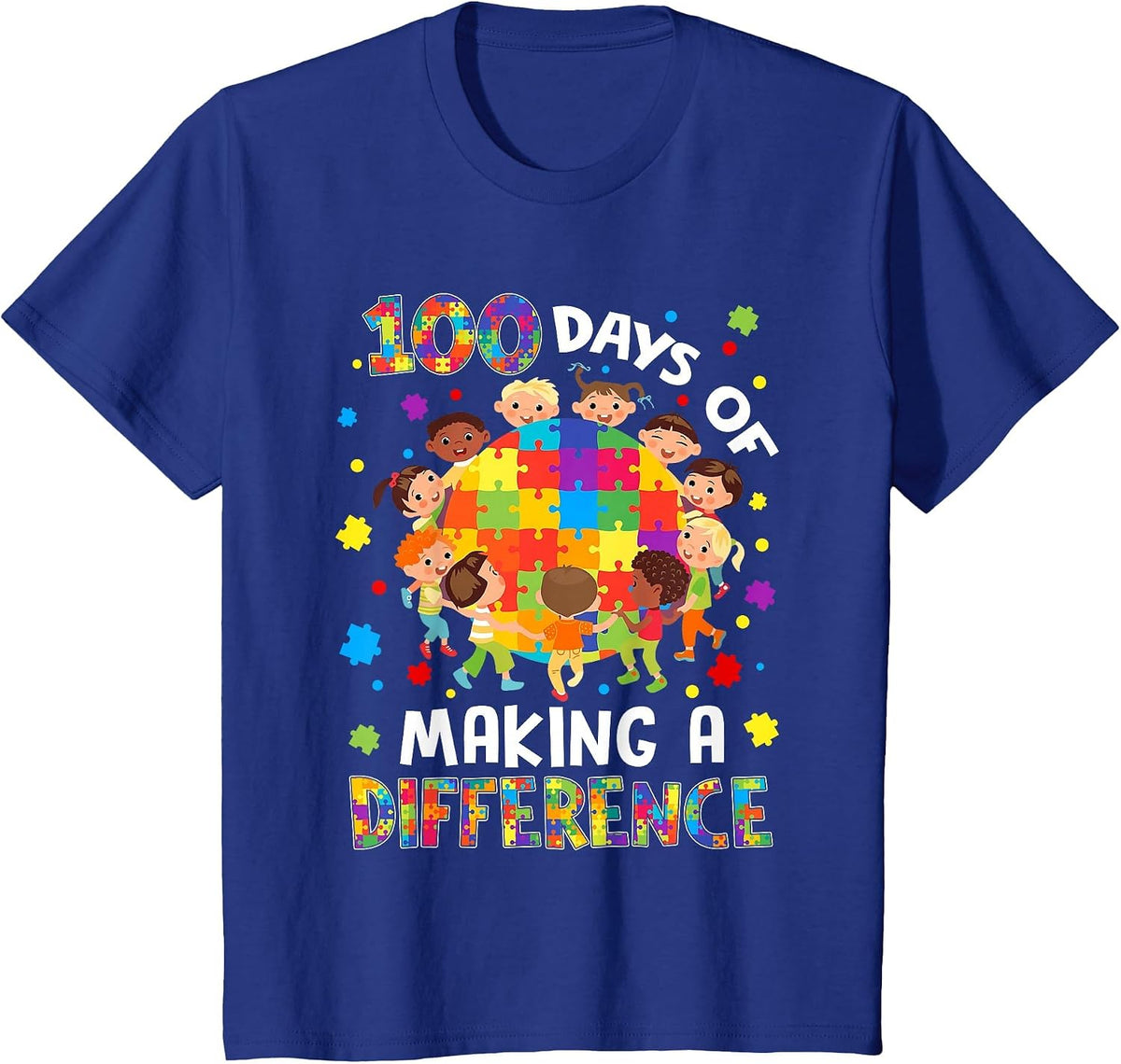 Autism Awareness T-Shirt - Royal Blue