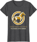 Women's I'm A Rodeo-Lovin' Cowgirl Midcentury Modern Western Pride T-Shirt - Dark Heather Grey