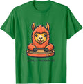 Men's Alpaca The Snacks Funny Alpaca Lover Snack Humor T-Shirt - Kelly Green