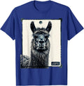 Evidence Record 31-B Funny Alpaca UFO Meme Humor Novelty T-Shirt - Royal Blue