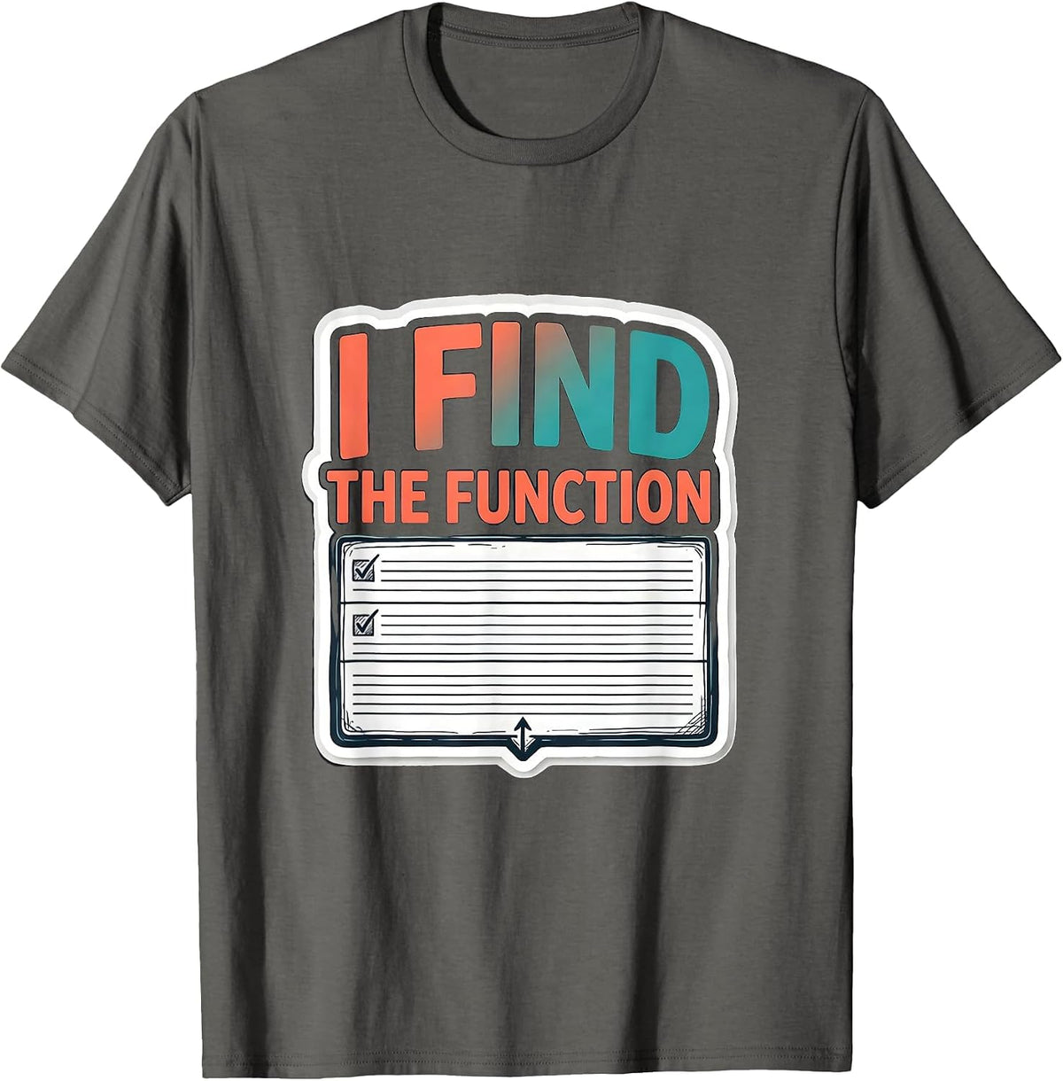 Men's I Find The Function Funny Special Education Teacher SPED T-Shirt - Asphalt Grey