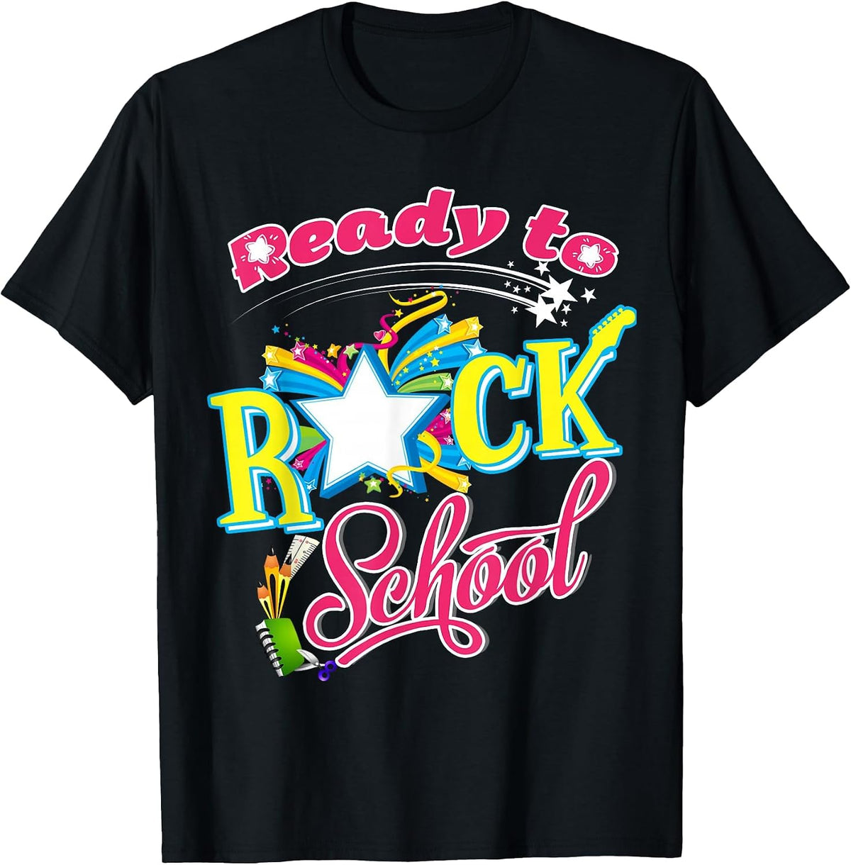Ready to Rock School Shirt - Students and Teachers T-Shirt - Black