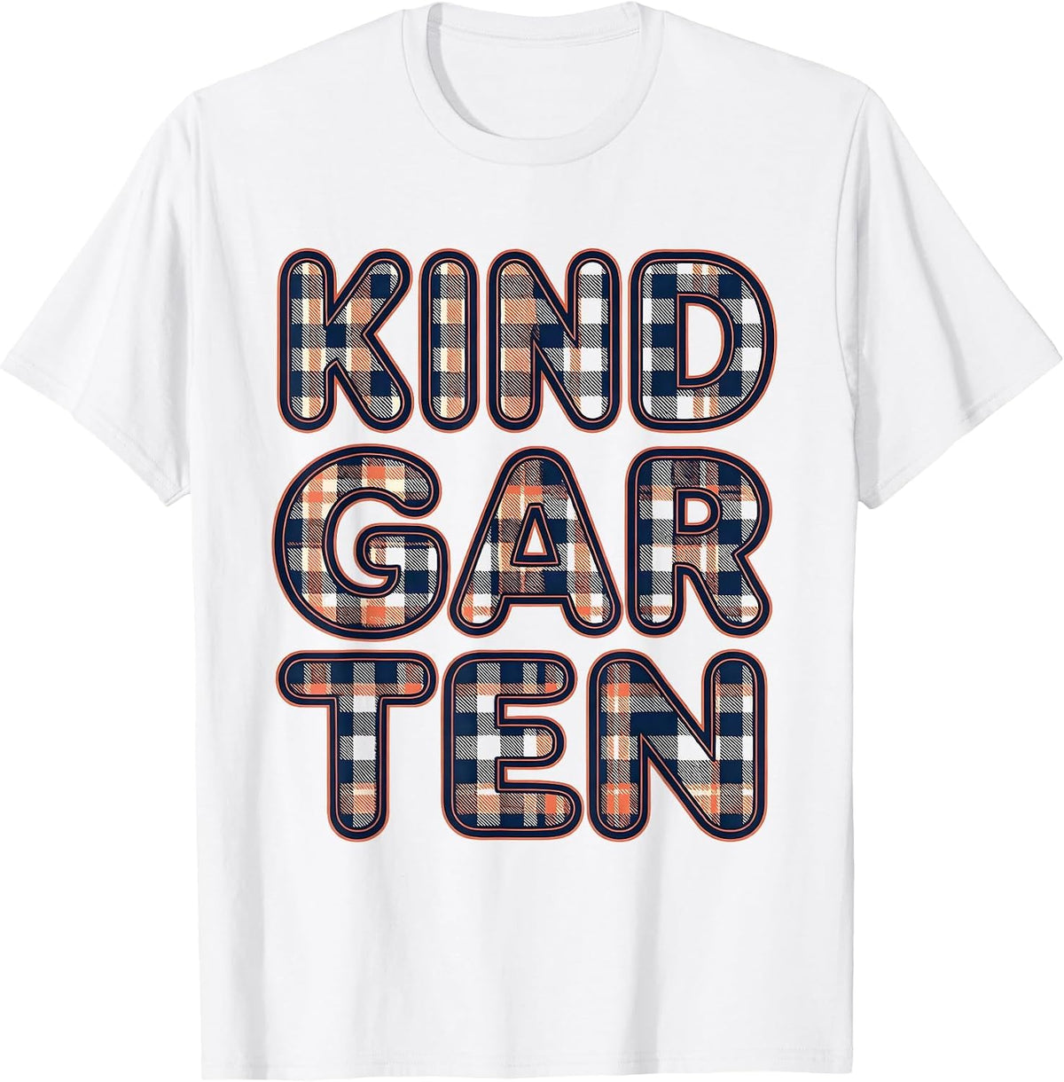 Men's Kindergarten Cheerful Typography Back To School Teacher Gift T-Shirt - White