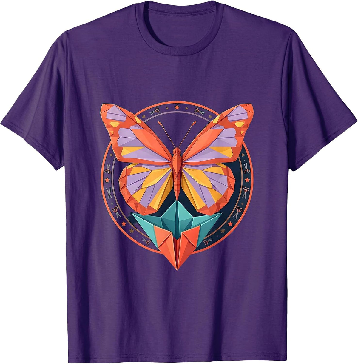 Preschool Teacher Butterfly Paper Cocoon Craft T-Shirt - Purple