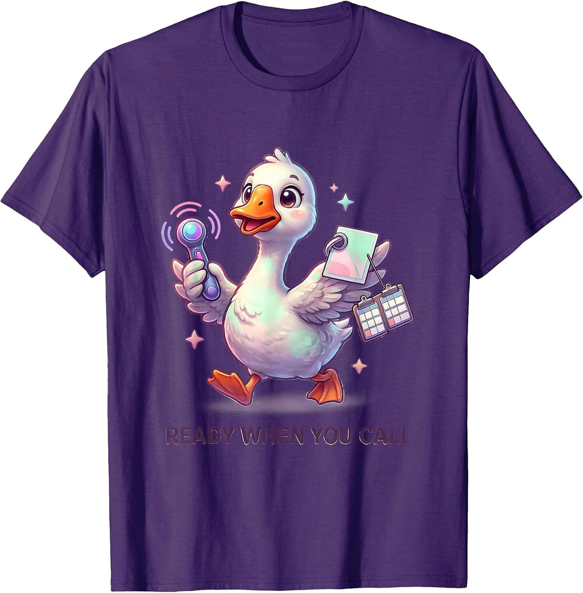 Ready When You Call Cute Kawaii Special Education Teacher T-Shirt - Purple