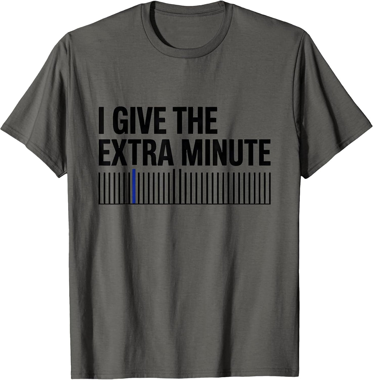 Men's I Give The Extra Minute Special Education Teacher Sped Squad T-Shirt - Asphalt Grey