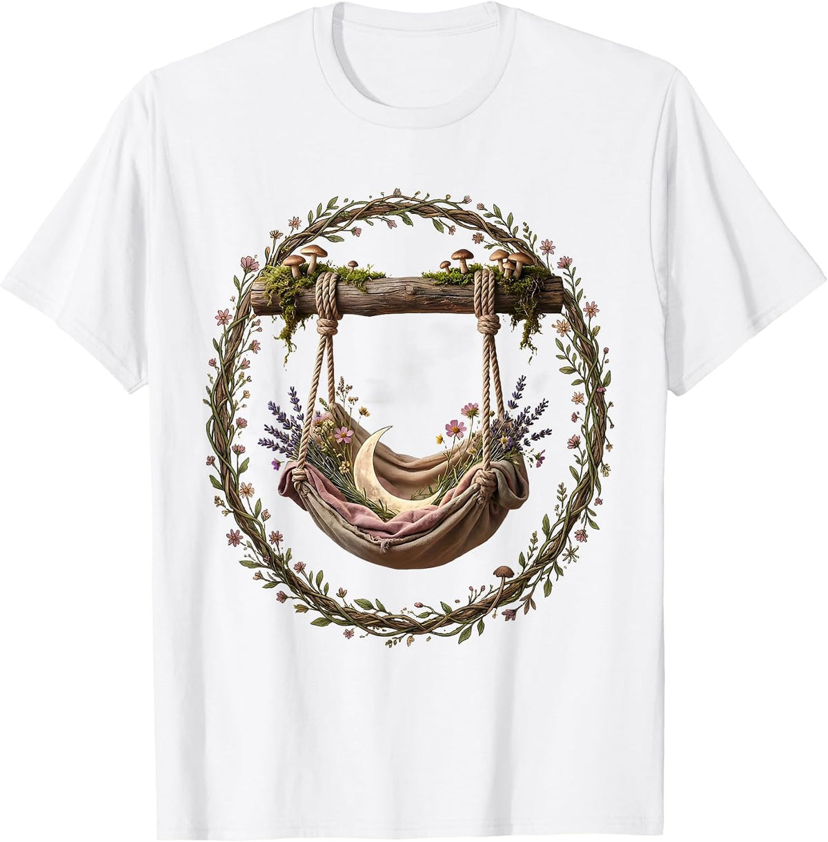 Men's Occupational Therapy Sensory Swing Illustration T-Shirt - White