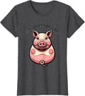 Women's My Pig Costume Is Just A Shirt Funny Halloween Pig Lover T-Shirt - Dark Heather Grey