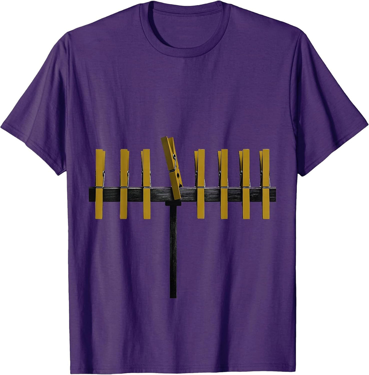 Men's Slotted Therapy Rail Occupational Therapy Humor T-Shirt - Purple