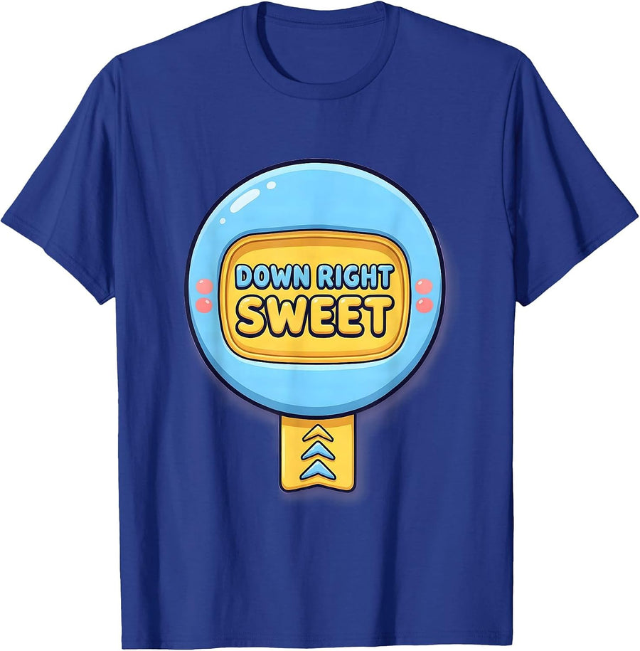 Down Right Sweet Cute Kawaii Down Syndrome Awareness Family T-Shirt - Royal Blue