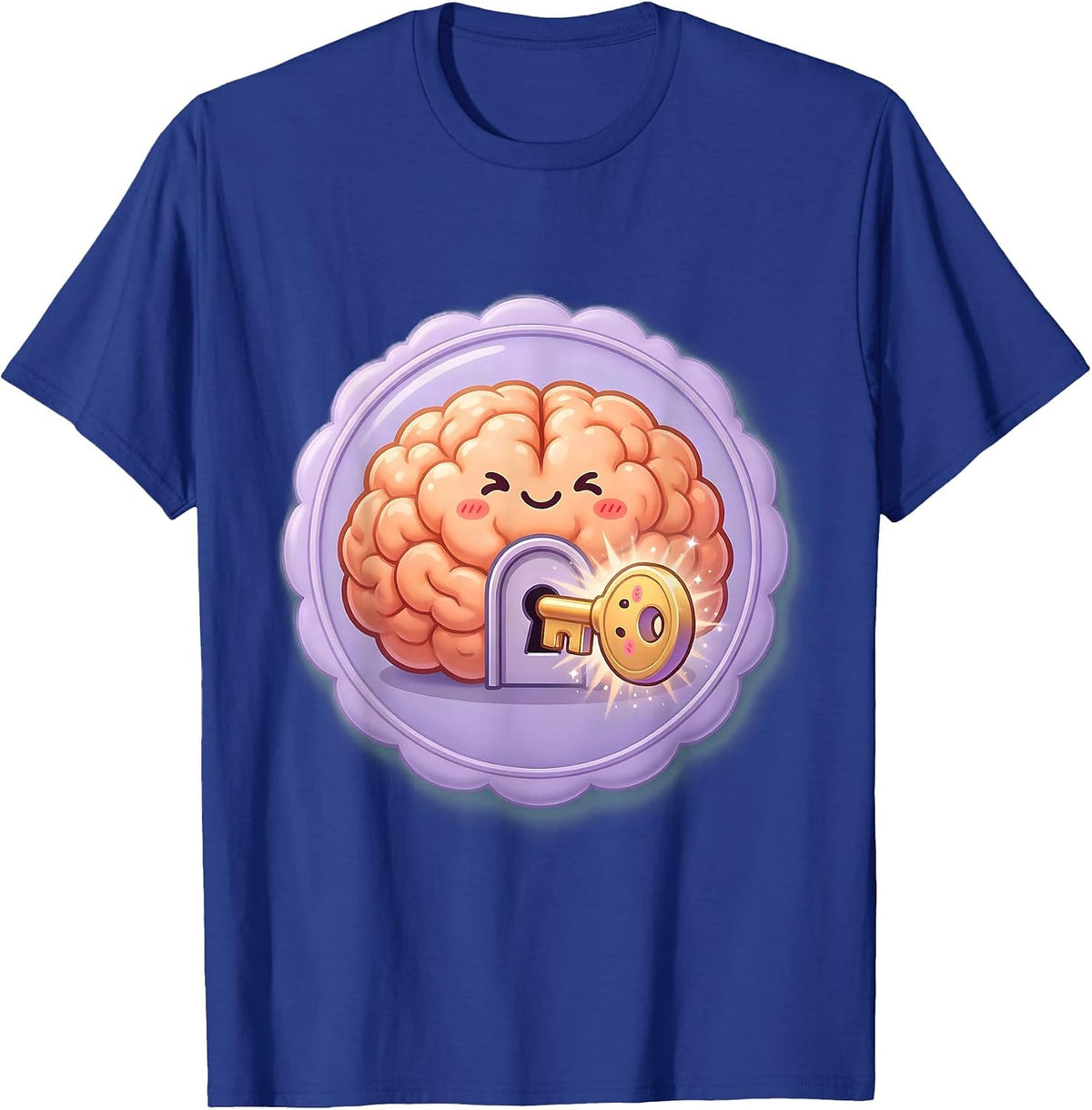 Unlocking the Mind Special Education Teacher Gift T-Shirt - Royal Blue