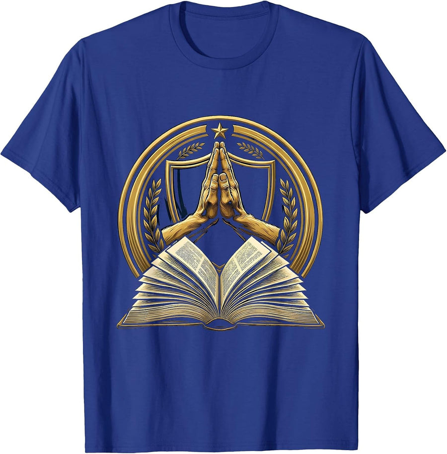 Special Education Teacher High Five Book Graphic T-Shirt - Royal Blue
