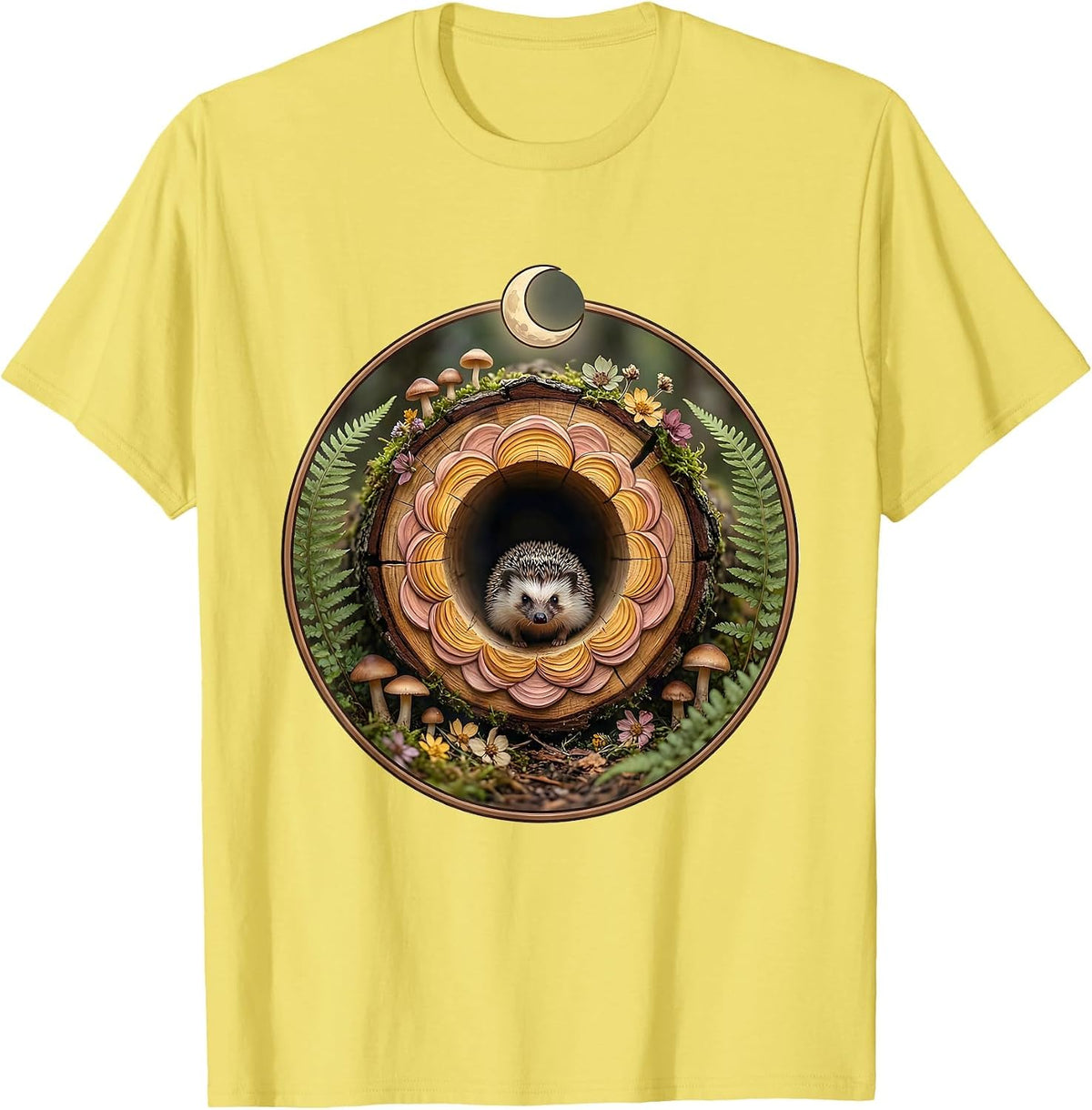 Men's Occupational Therapy Crawling Tunnel Graphic T-Shirt - Lemon Yellow