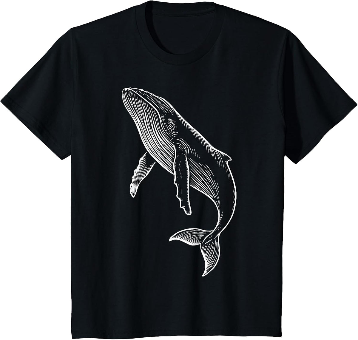Humpback Whale T-Shirt - Black
