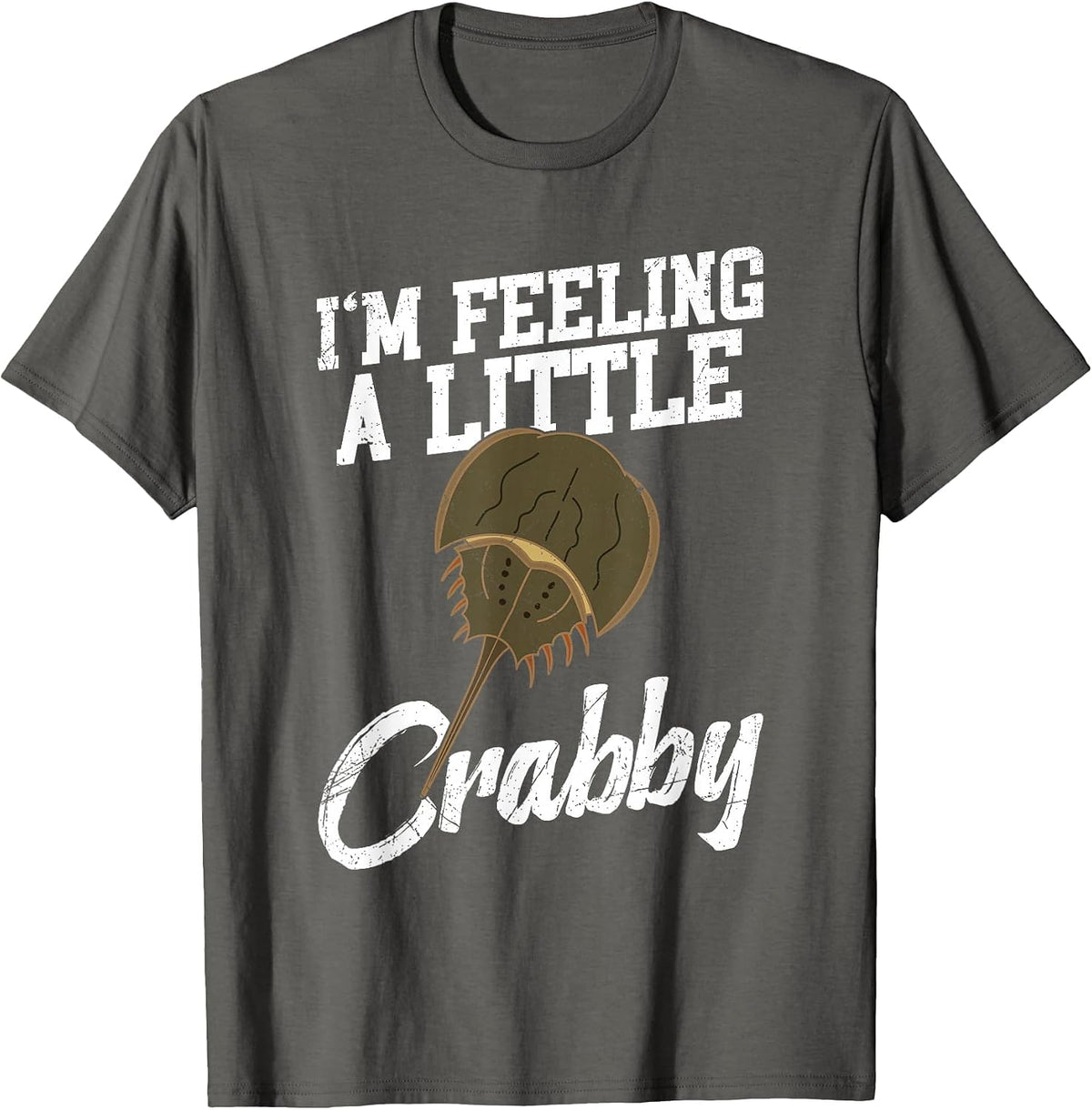 Horseshoe Crab Owner Biologist Chelicerate Encycloart T-Shirt - Asphalt Grey