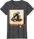 Women's My Ferret Tipped The Cocoa Funny Ferret Lover Gift T-Shirt - Dark Heather Grey