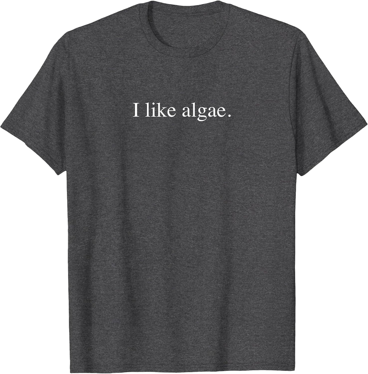 I like algae T-Shirt - Dark Heather Grey