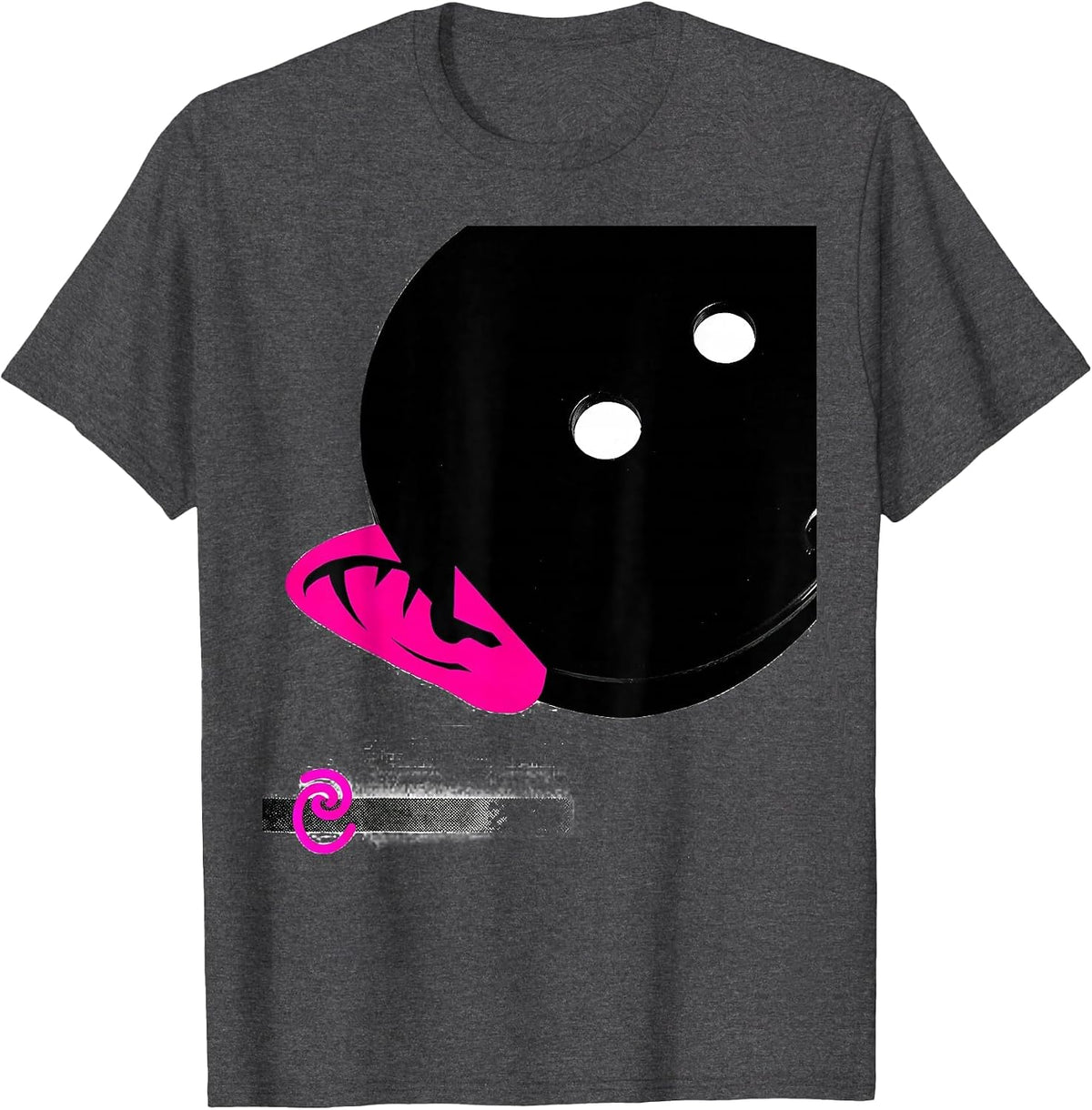 Pig Snout Funny Pig Lover Halloween Costume Humor T-Shirt - Dark Heather Grey